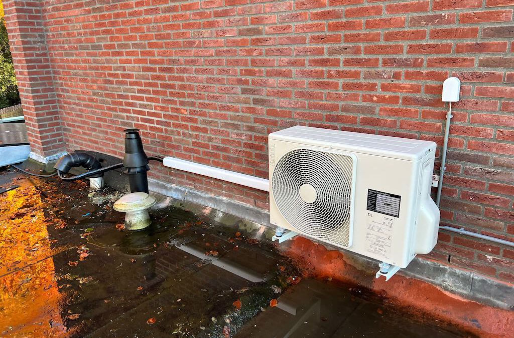 Installatie hybride warmtepomp in Wierden